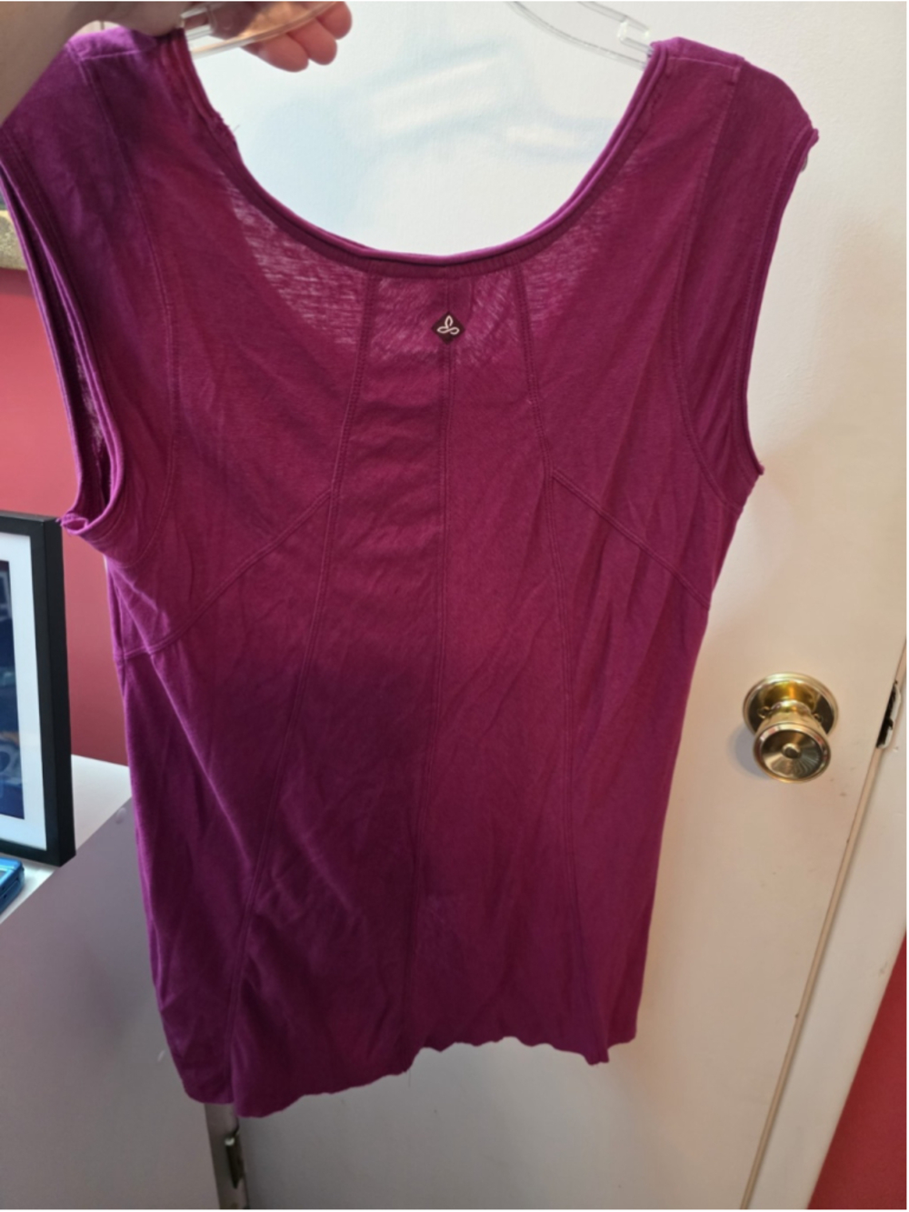 Prana Women's Scoop Neck Yoga Top Size Medium - Picture 2 of 9